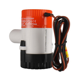 Niet-automatische bilgepomp, 12V, 69.4 L/min, 0.5 bar