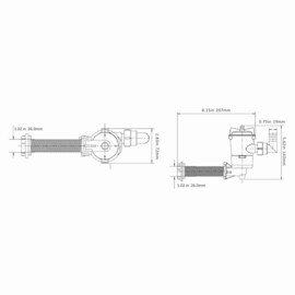 Beluchterspomp (Livewell pomp), 12V, 26.6 L/min