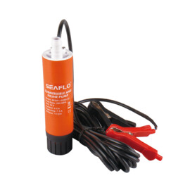 Dompelpomp (onderwaterpomp), 12V, 20.2 L/min, met 5 meter kabel