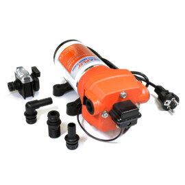 Membraanpomp (drinkwaterpomp), 230V, 17 L/min, uitschakeldruk 2.8 bar